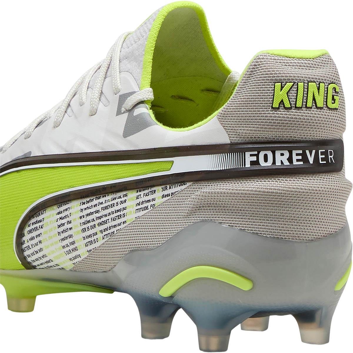 PUMA King Ultimate Forever FG/AG Fodboldstøvler PUMA White-PUMA Black-Poison P