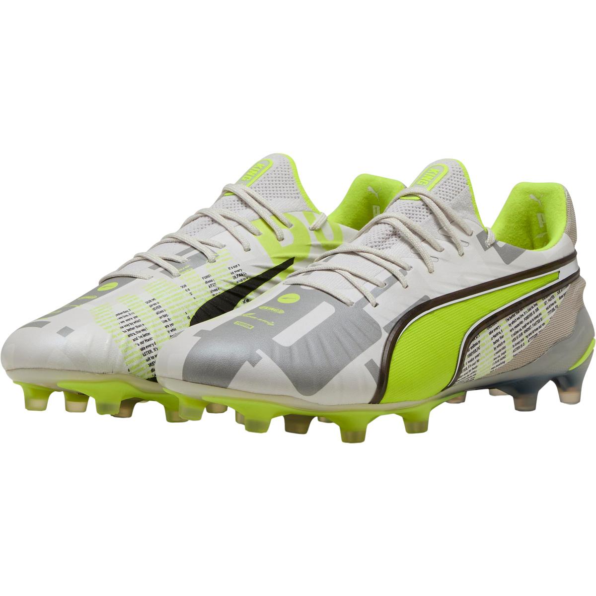 PUMA King Ultimate Forever FG/AG Fodboldstøvler PUMA White-PUMA Black-Poison P