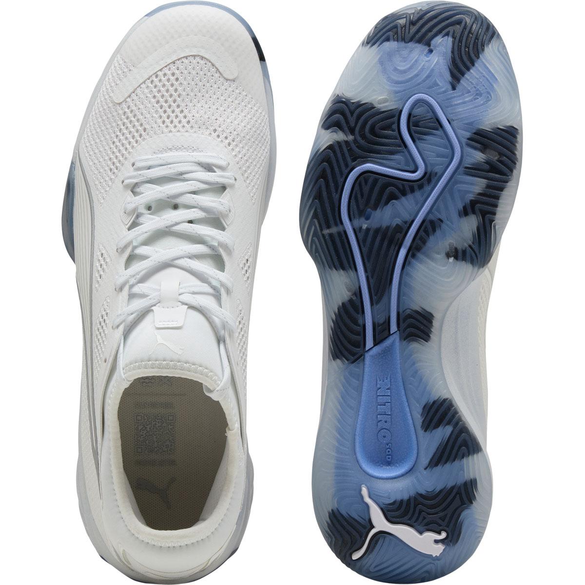 PUMA Eliminate Nitro SQD 4 Håndballsko Herre White