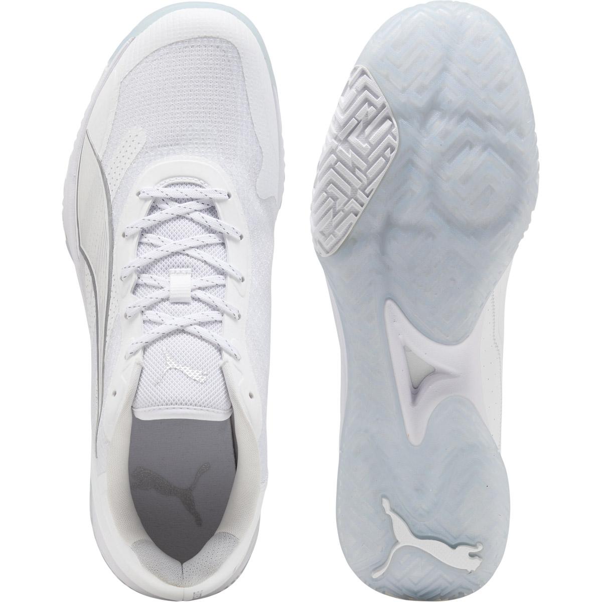 PUMA Accelerate Turbo 4 Håndballsko Unisex White