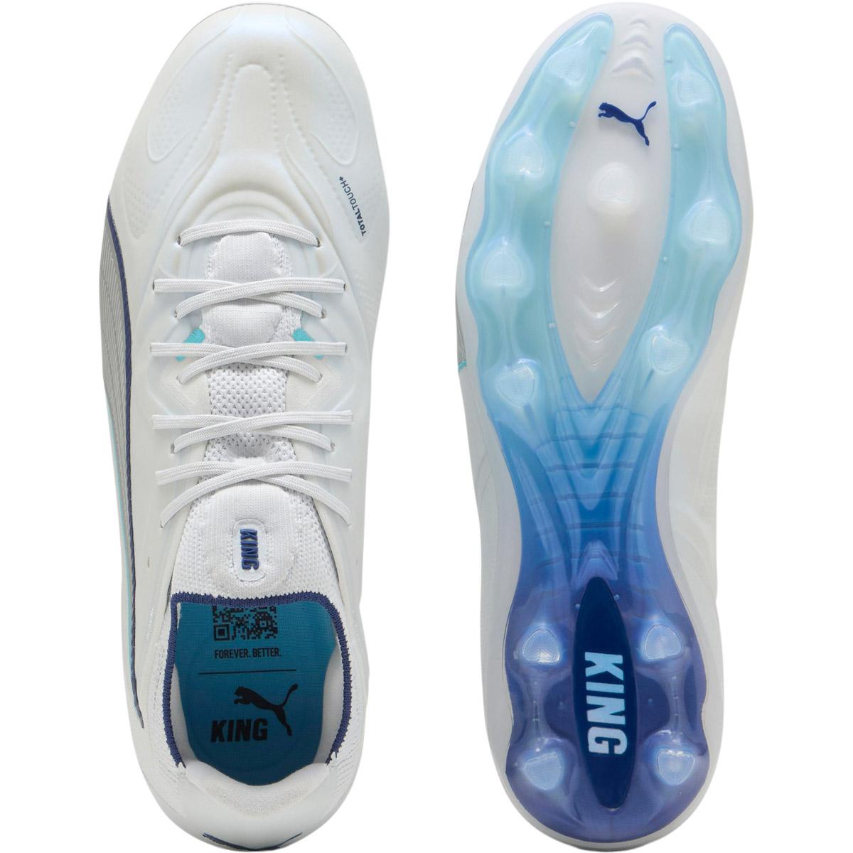 PUMA King 20 Ultimate FG/AG Fotballsko White