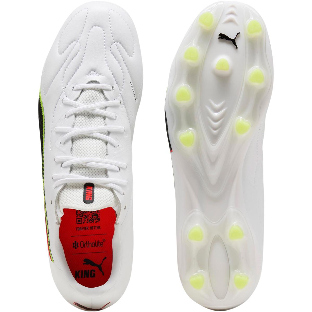 PUMA King 20 Match FG/AG Fodboldstøvler White