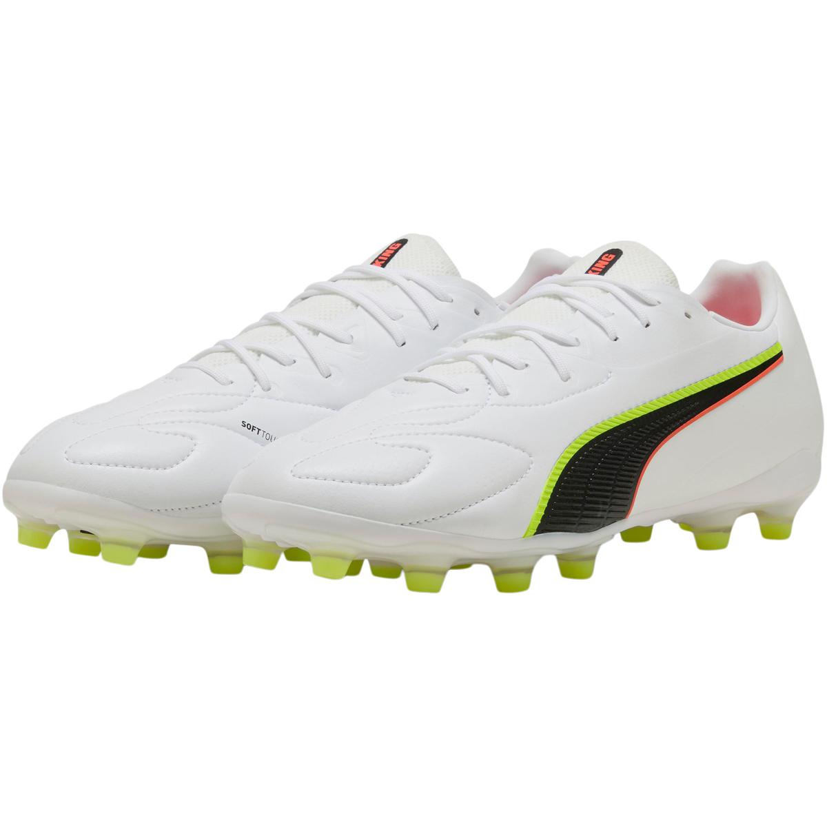 PUMA King 20 Match FG/AG Fodboldstøvler White