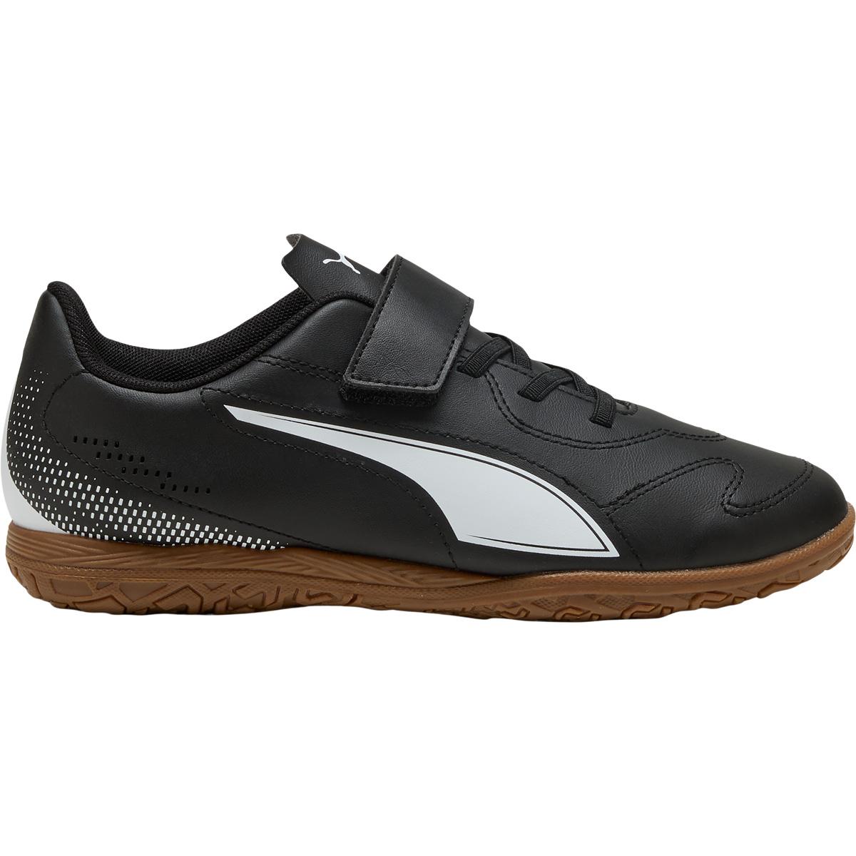 PUMA Vitoria II IT Velcro Fotballsko Barn Black