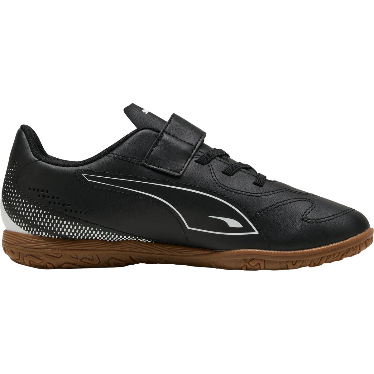 PUMA Vitoria II IT Velcro Fotballsko Barn Black