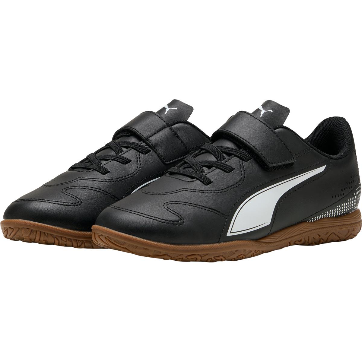 PUMA Vitoria II IT Velcro Fotballsko Barn Black