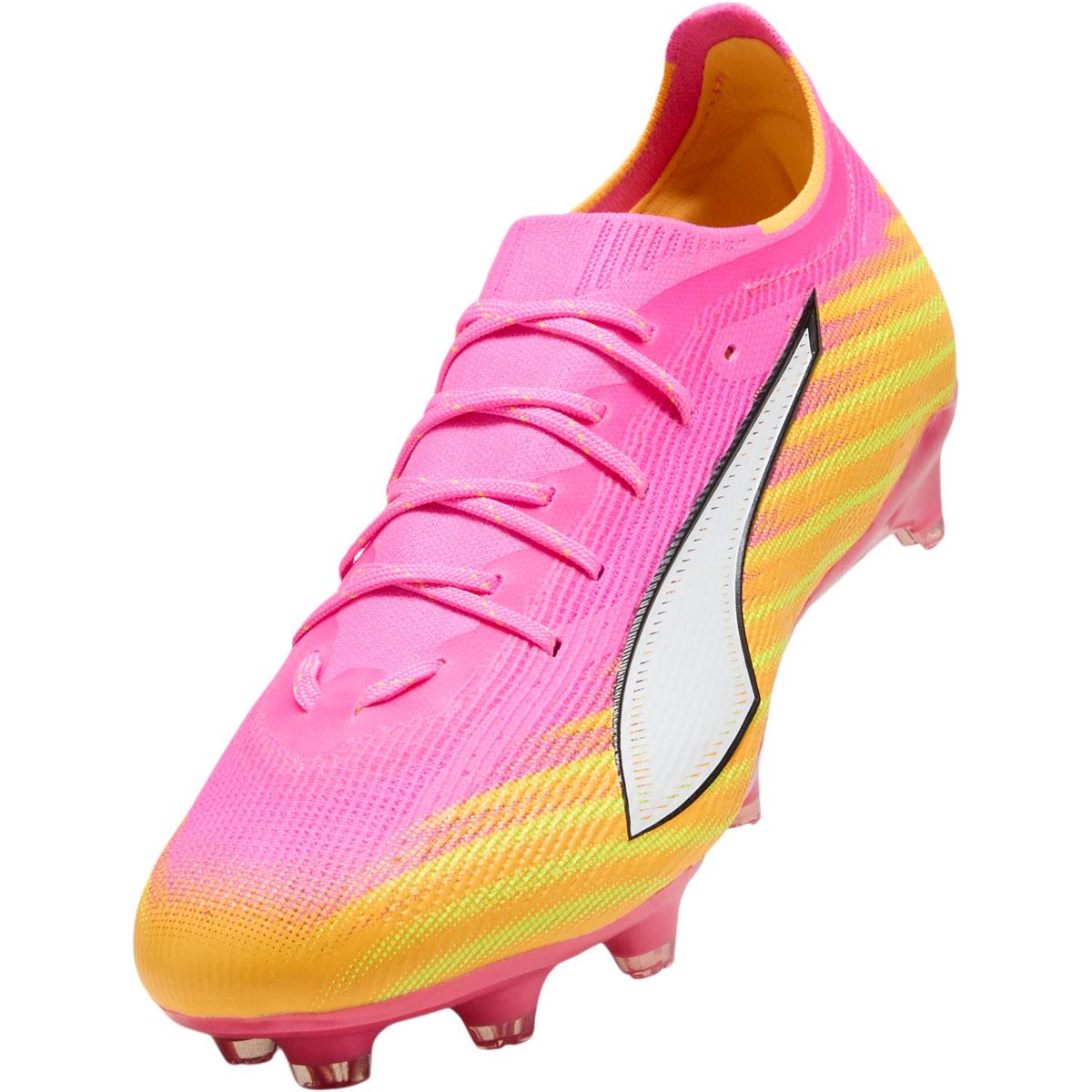 PUMA Ultra 6 Pro FG/AG Fotballsko Pink/Yellow/Blue