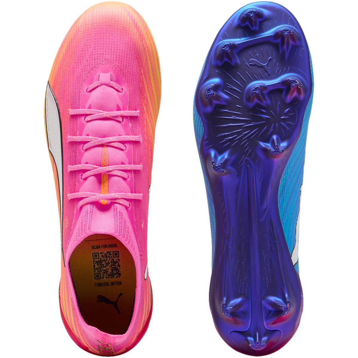 PUMA Ultra 6 Ultimate FG Fotballsko Pink/Yellow/Blue