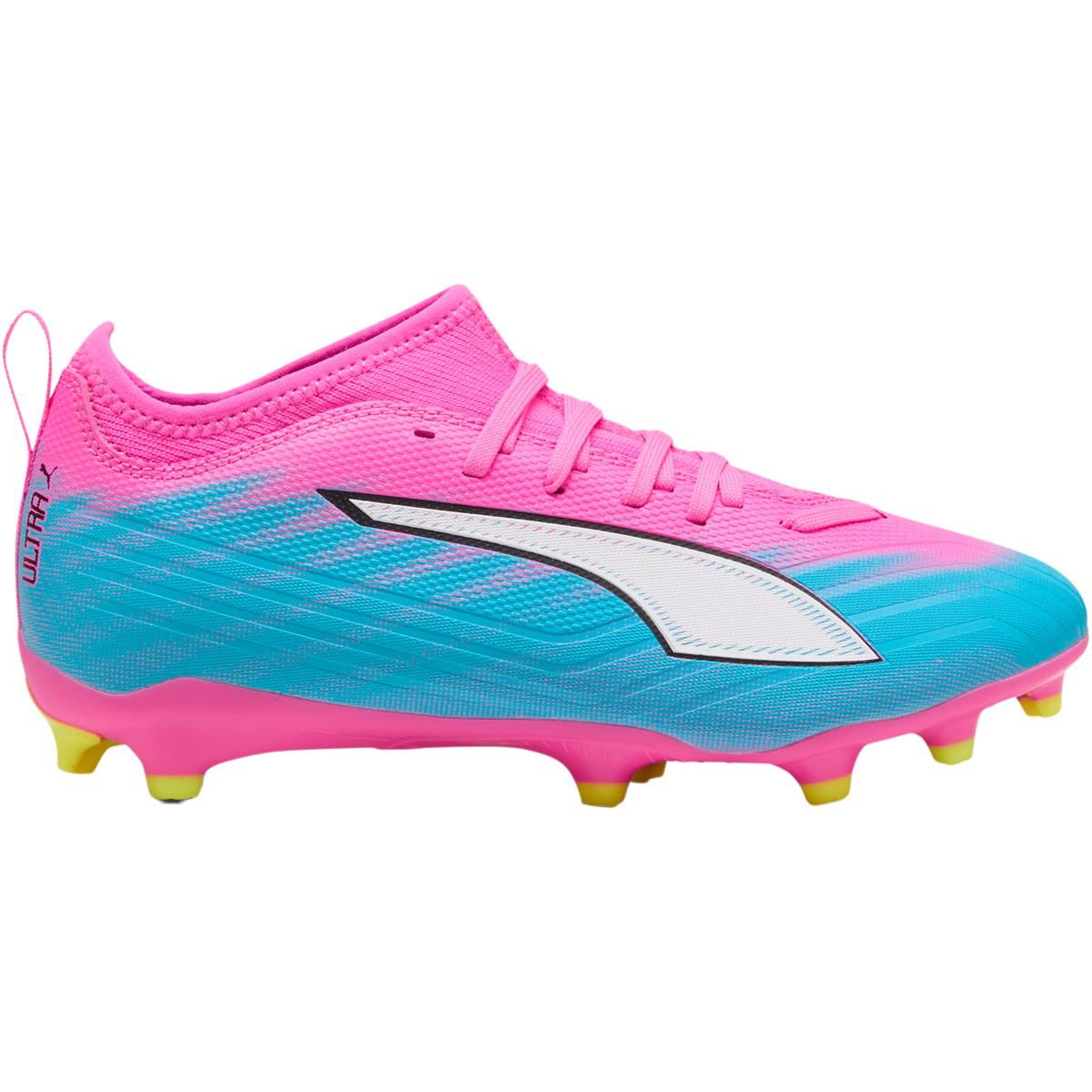 PUMA Ultra 6 Match FG/AG Fotballsko Barn Pink/Yellow/Blue