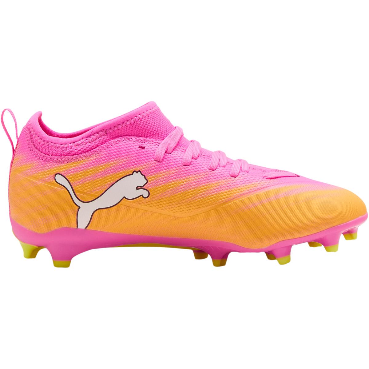 PUMA Ultra 6 Match FG/AG Fotballsko Barn Pink/Yellow/Blue