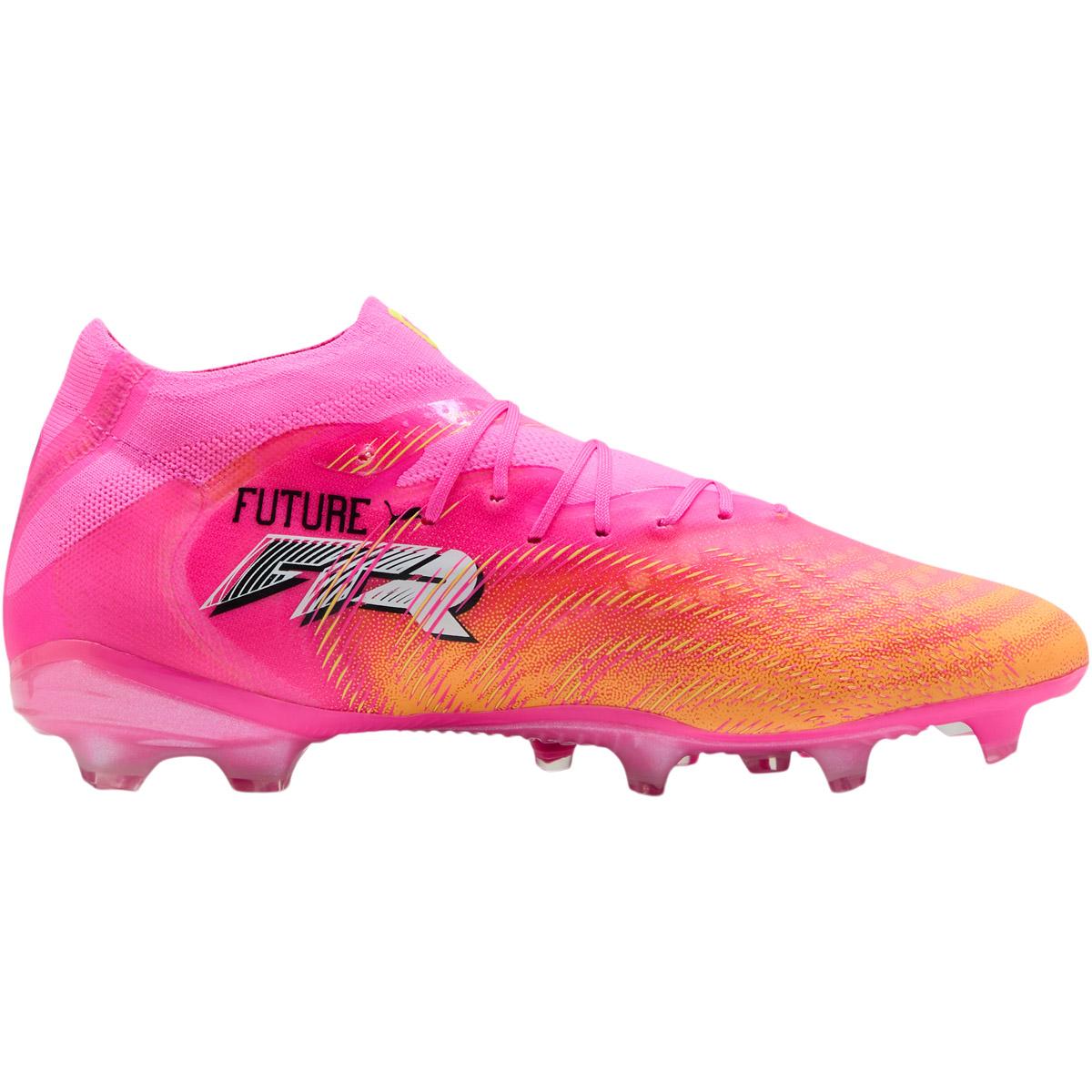PUMA Future 9 Pro FG/AG Fodboldstøvler Pink/Yellow/Blue