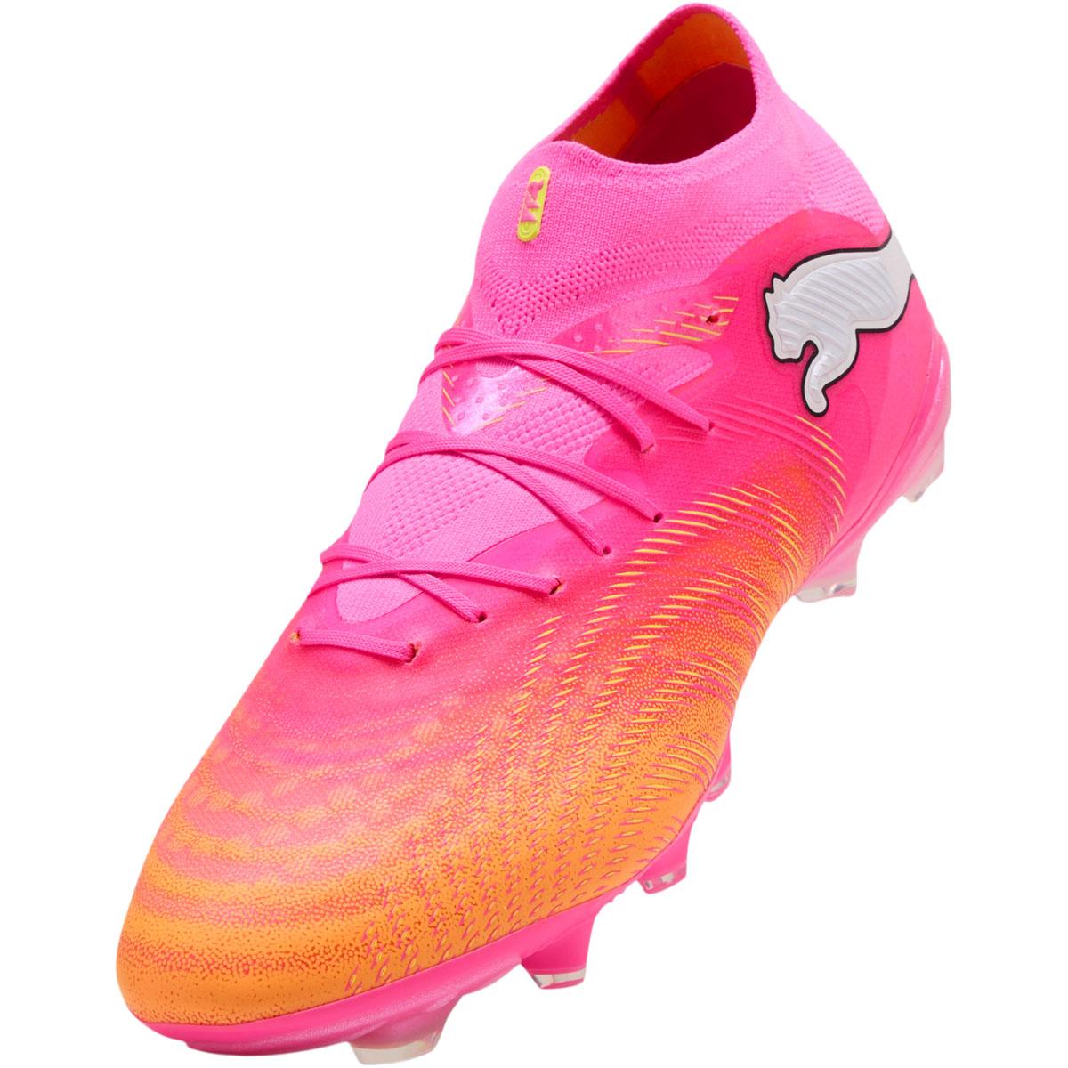 PUMA Future 9 Pro FG/AG Fodboldstøvler Pink/Yellow/Blue