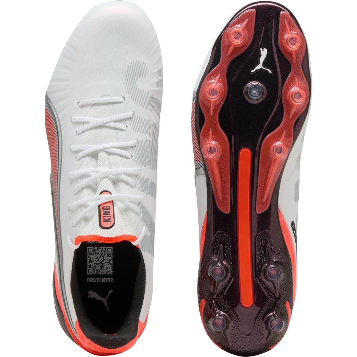 PUMA King Ultimate FG/AG Fodboldstøvler White