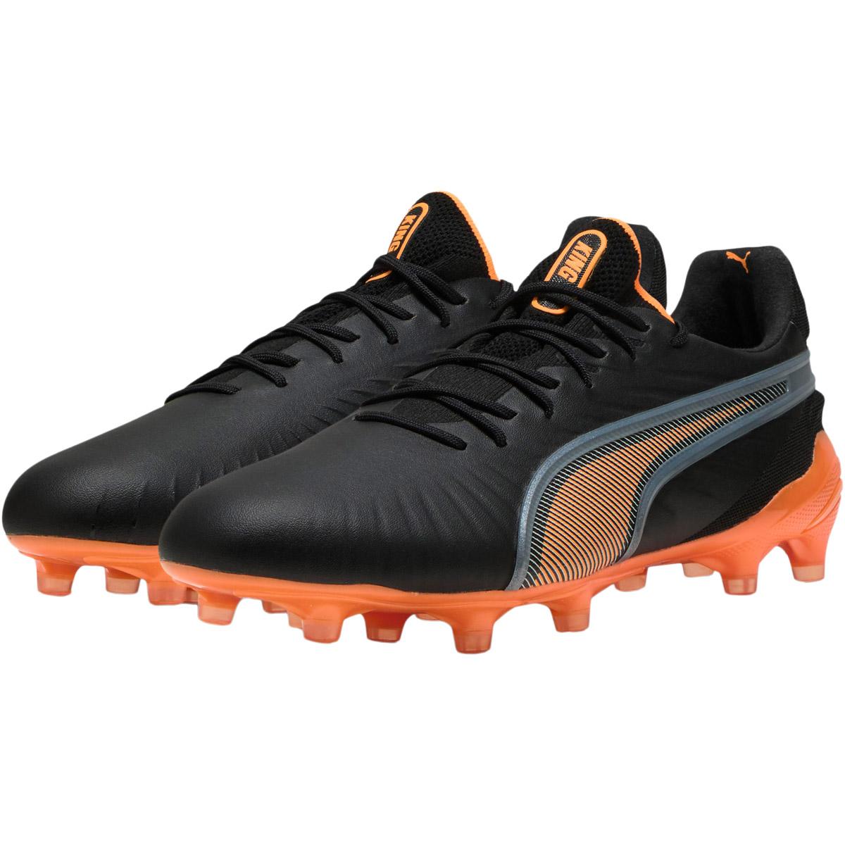 PUMA King Ultimate FG/AG Fodboldstøvler Black/Orange