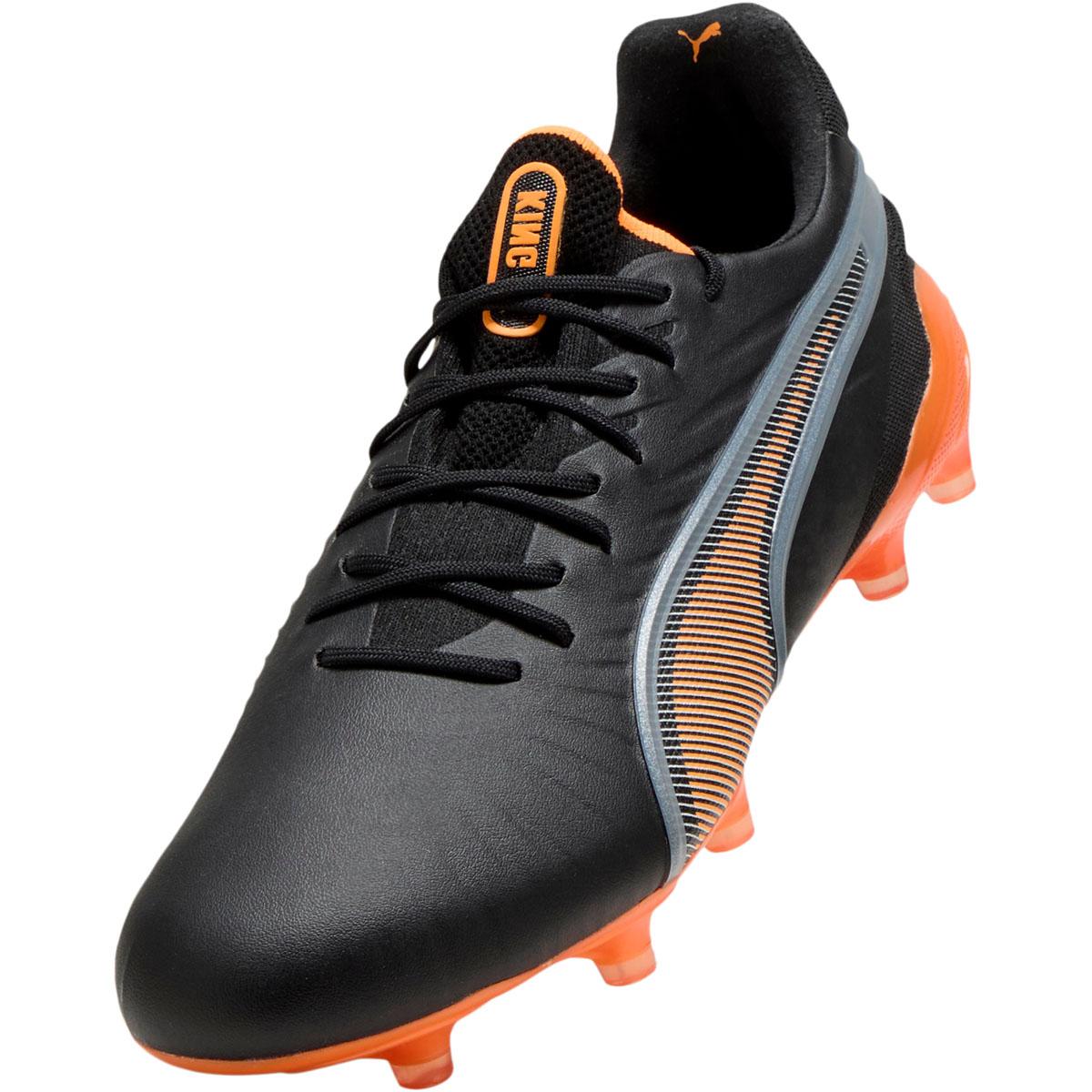 PUMA King Ultimate FG/AG Fodboldstøvler Black/Orange
