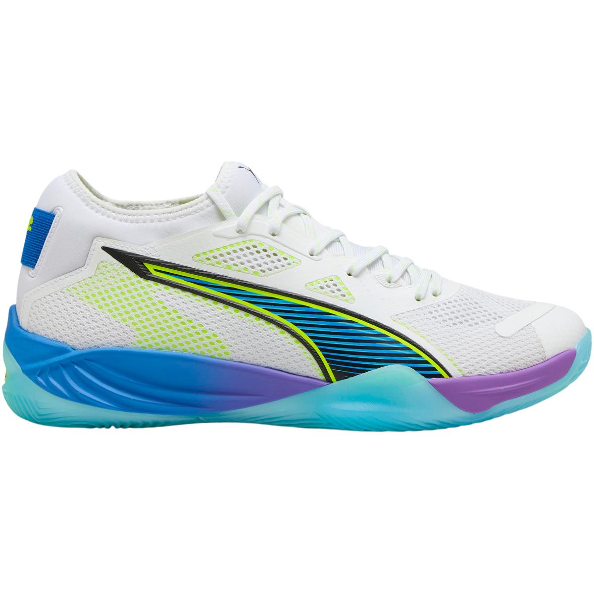 PUMA Eliminate Nitro SQD 4 Game On Håndballsko Herre White/Blue