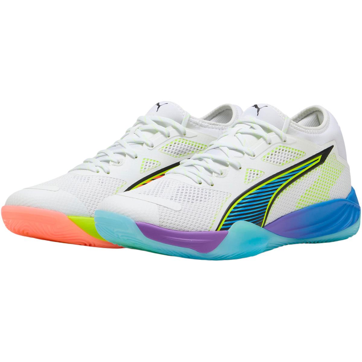 PUMA Eliminate Nitro SQD 4 Game On Håndballsko Herre White/Blue
