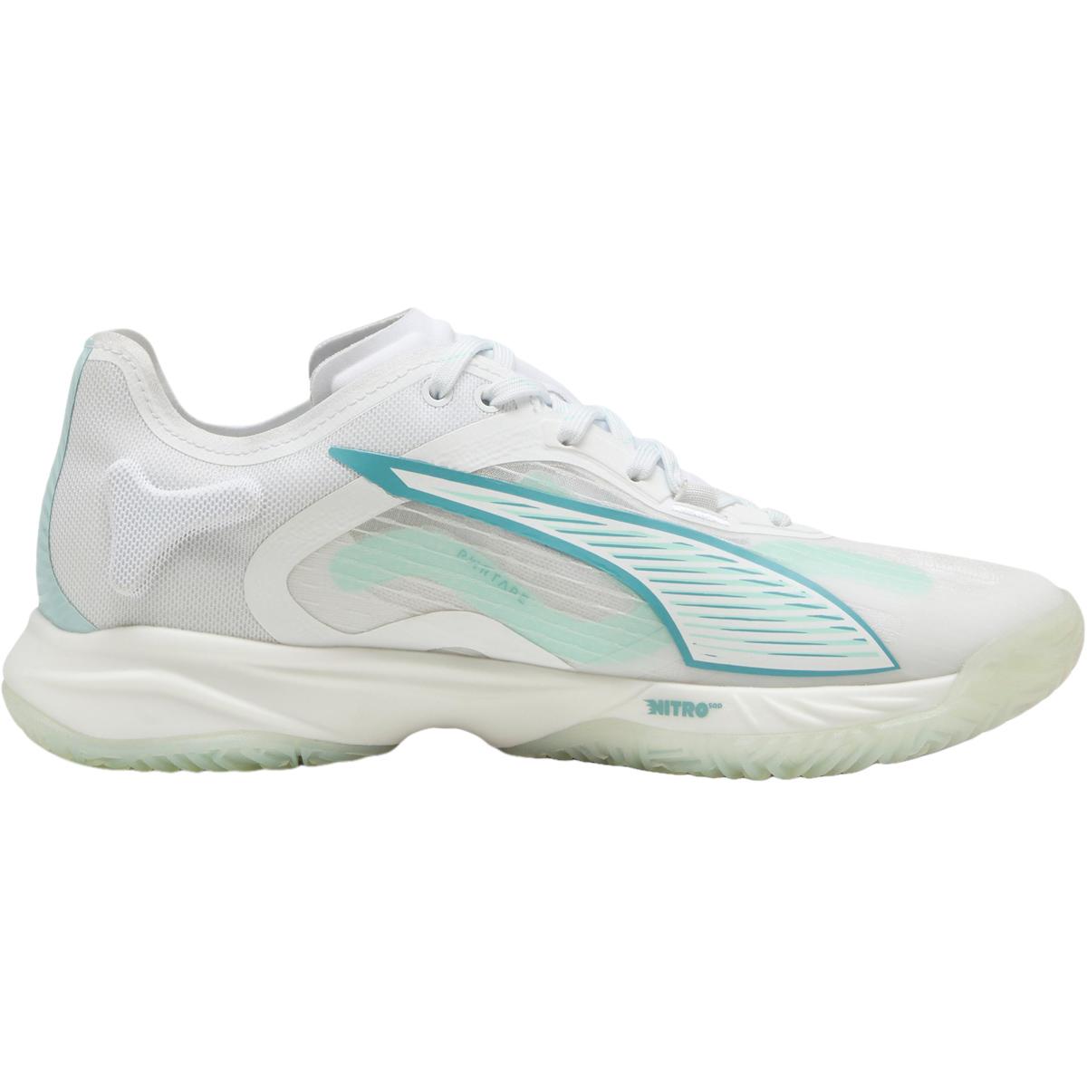 PUMA Accelerate Nitro SQD 4 Game On Håndboldsko Dame White/Turkis