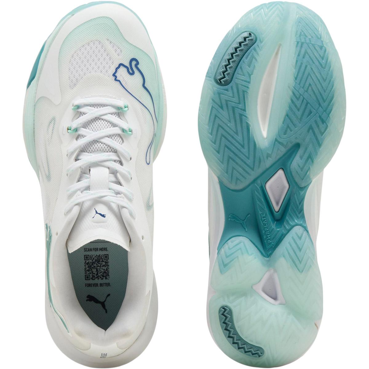 PUMA Vantage Nitro Game On Håndboldsko Dame White/Turkis