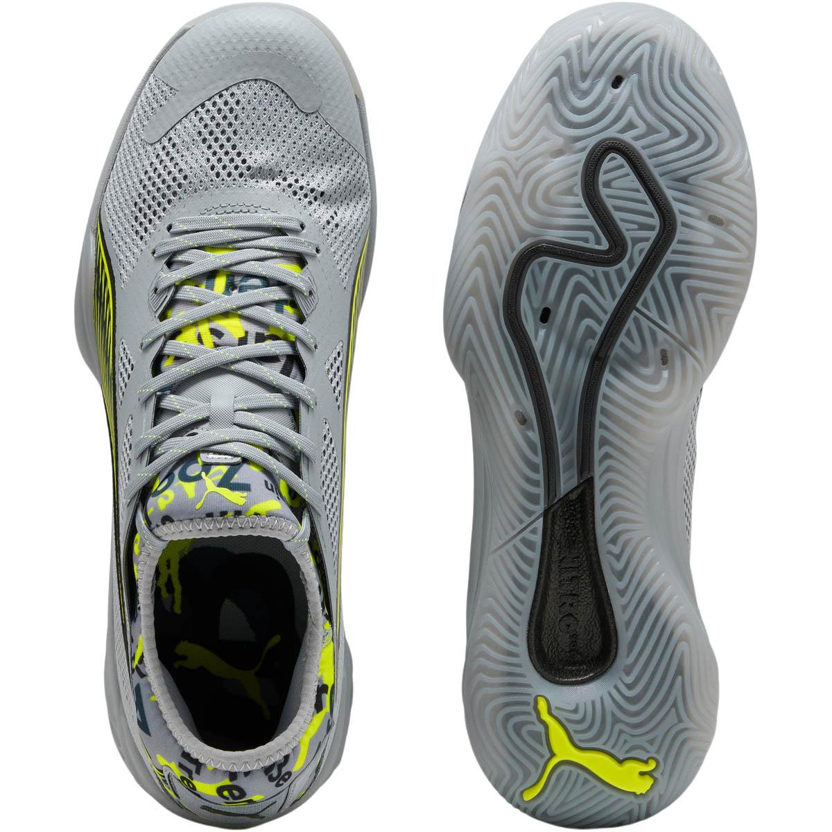 PUMA Eliminate Nitro SQD 4 BERLIN Håndballsko Herre Grey/Yellow