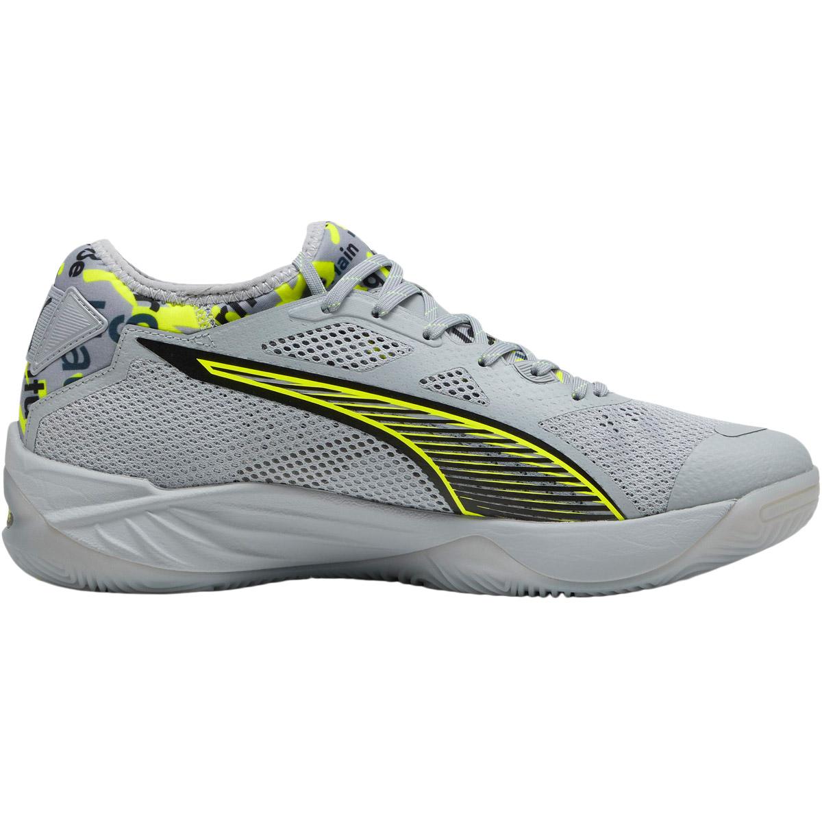PUMA Eliminate Nitro SQD 4 BERLIN Håndballsko Herre Grey/Yellow
