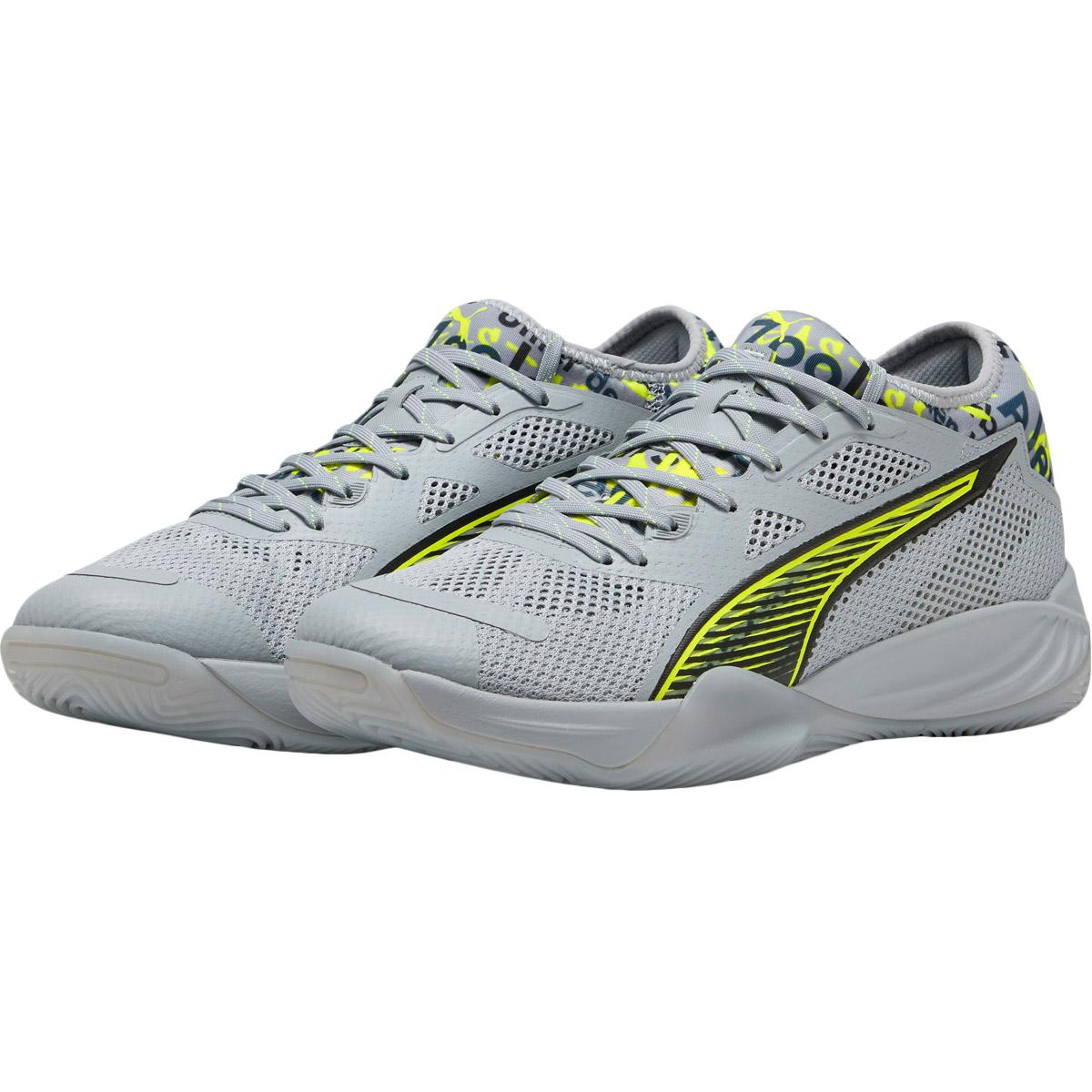 PUMA Eliminate Nitro SQD 4 BERLIN Håndballsko Herre Grey/Yellow