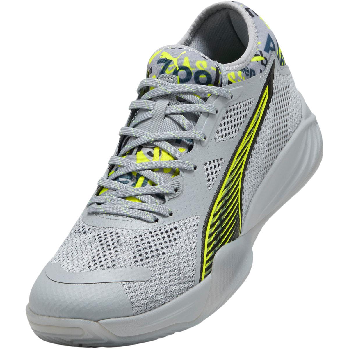 PUMA Eliminate Nitro SQD 4 BERLIN Håndballsko Herre Grey/Yellow