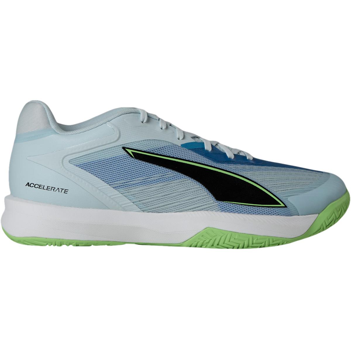 PUMA Accelerate Turbo 5 Håndballsko Herre Aqua Glow-PUMA Black-Green Gla