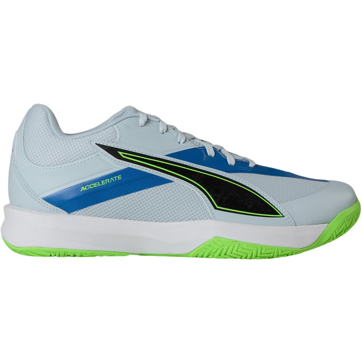 PUMA Accelerate Pro 5 Håndballsko Herre Aqua Glow-PUMA White-Green Gla