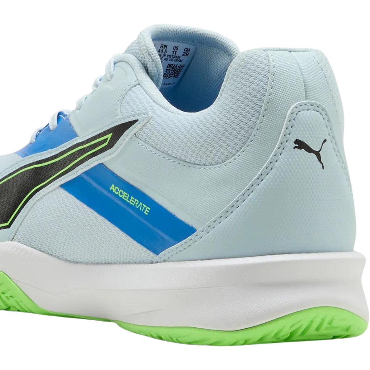 PUMA Accelerate Pro 5 Håndballsko Herre Aqua Glow-PUMA White-Green Gla