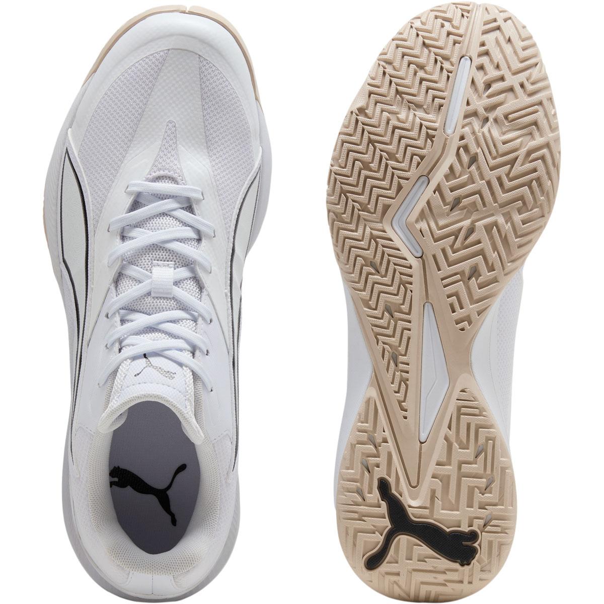 PUMA Accelerate Pro 5 Håndballsko Herre PUMA White-PUMA Black-Sedate G