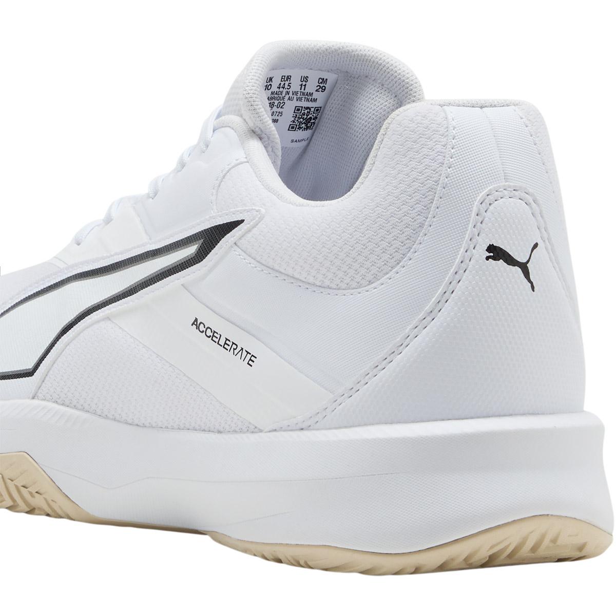PUMA Accelerate Pro 5 Håndballsko Herre PUMA White-PUMA Black-Sedate G