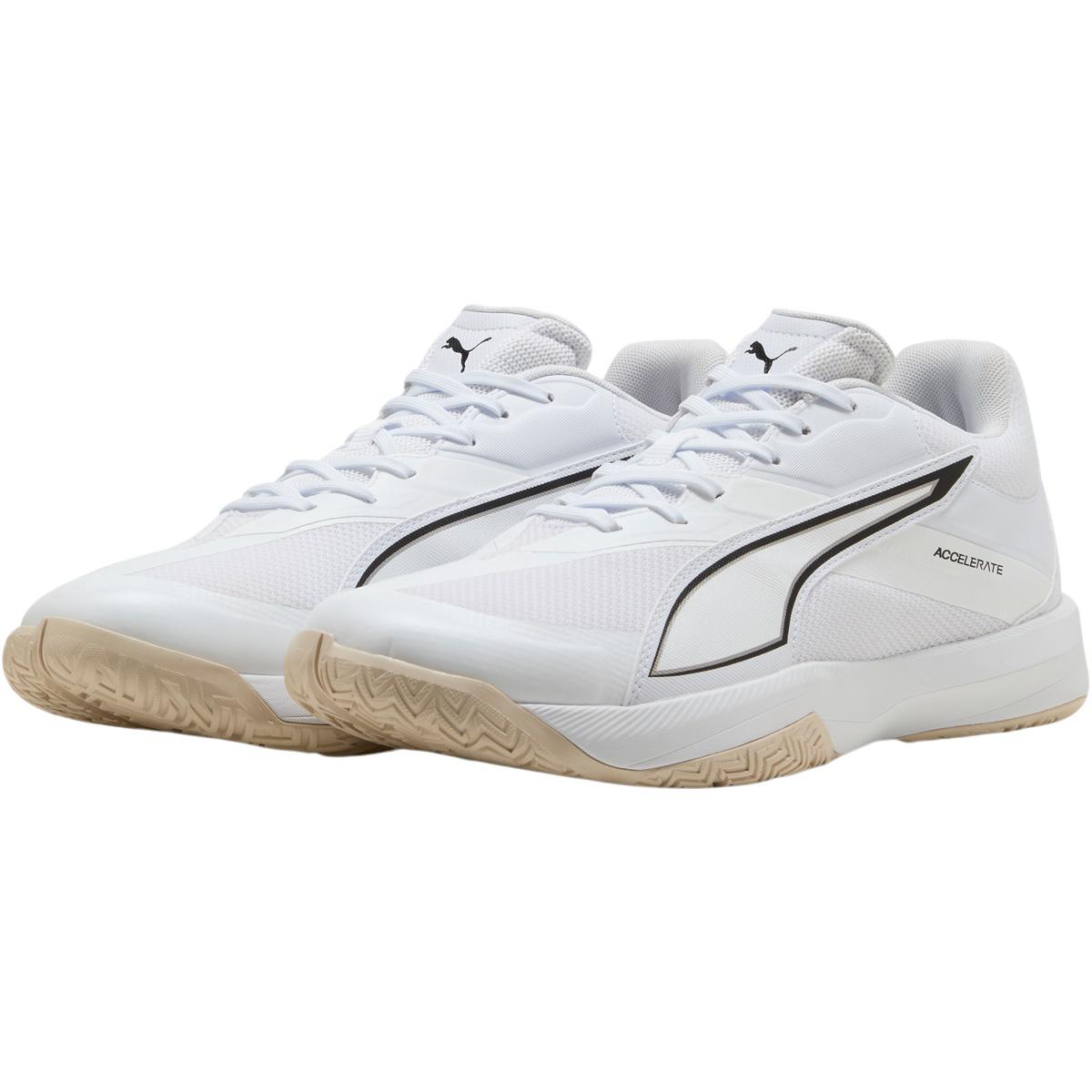 PUMA Accelerate Pro 5 Håndballsko Herre PUMA White-PUMA Black-Sedate G