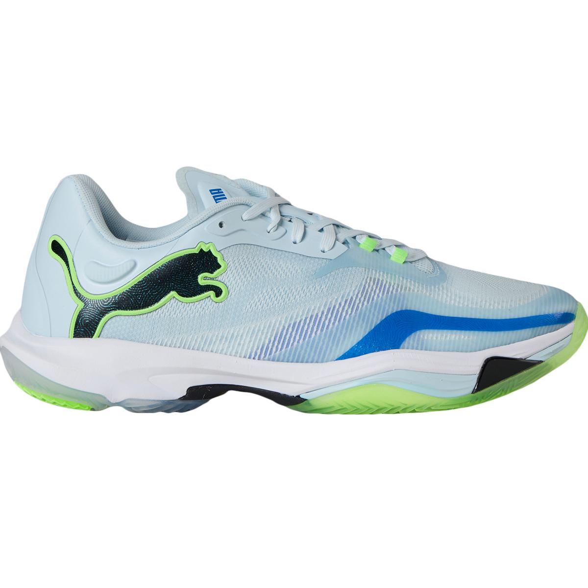 PUMA Vantage Nitro 2 Håndballsko Herre Aqua Glow-PUMA Black-Green Gla