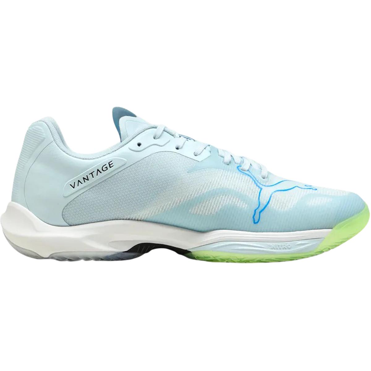 PUMA Vantage Nitro 2 Håndballsko Herre Aqua Glow-PUMA Black-Green Gla