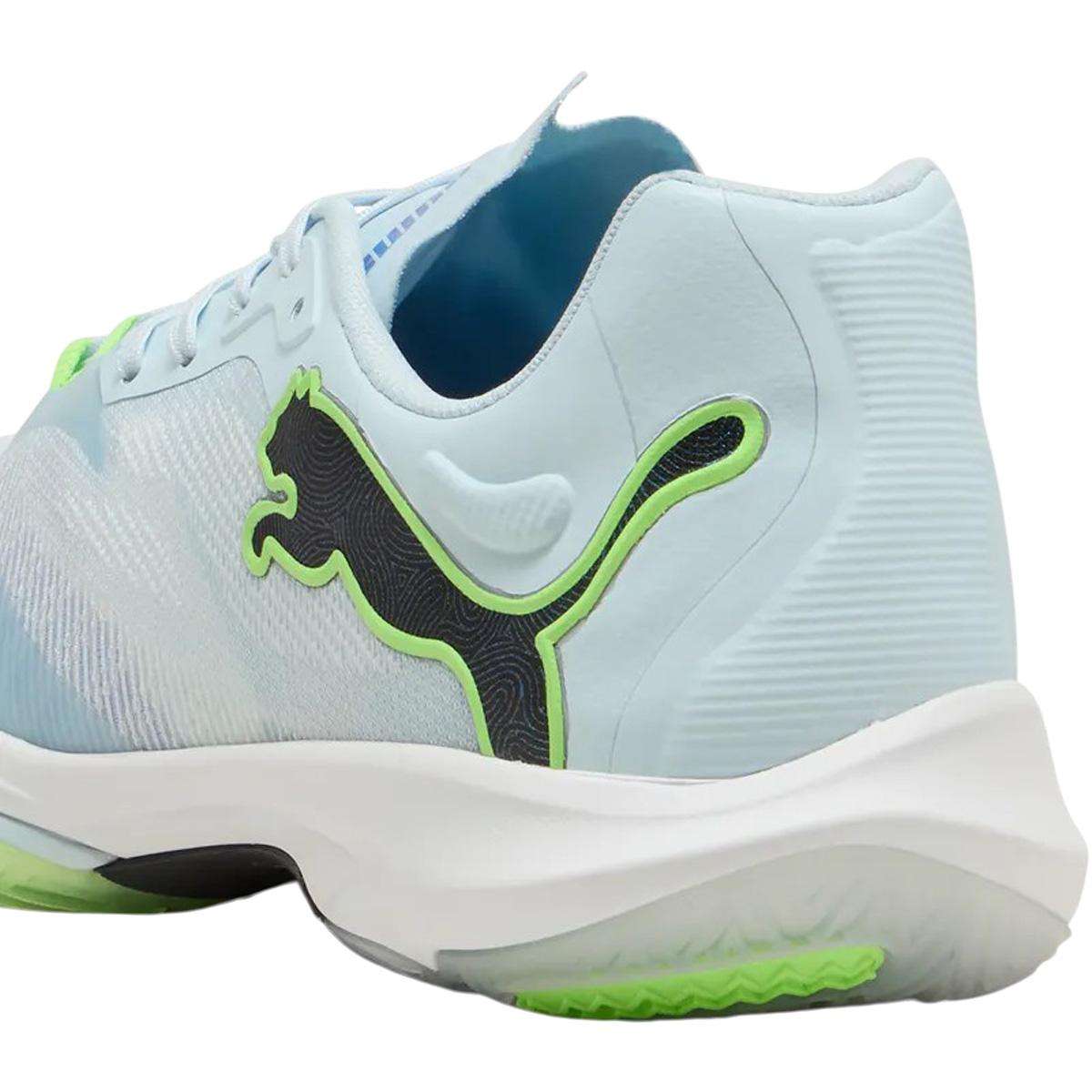 PUMA Vantage Nitro 2 Håndballsko Herre Aqua Glow-PUMA Black-Green Gla