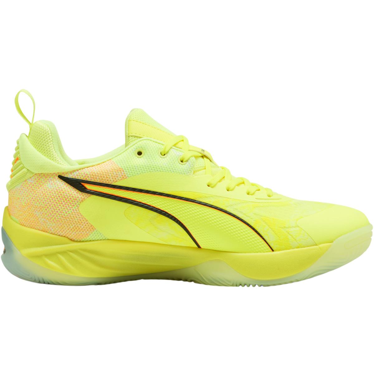 PUMA Eliminate Nitro SQD 5 Road to Glory Håndballsko Herre Fizzy Yellow-Soft Aqua-Ultra O
