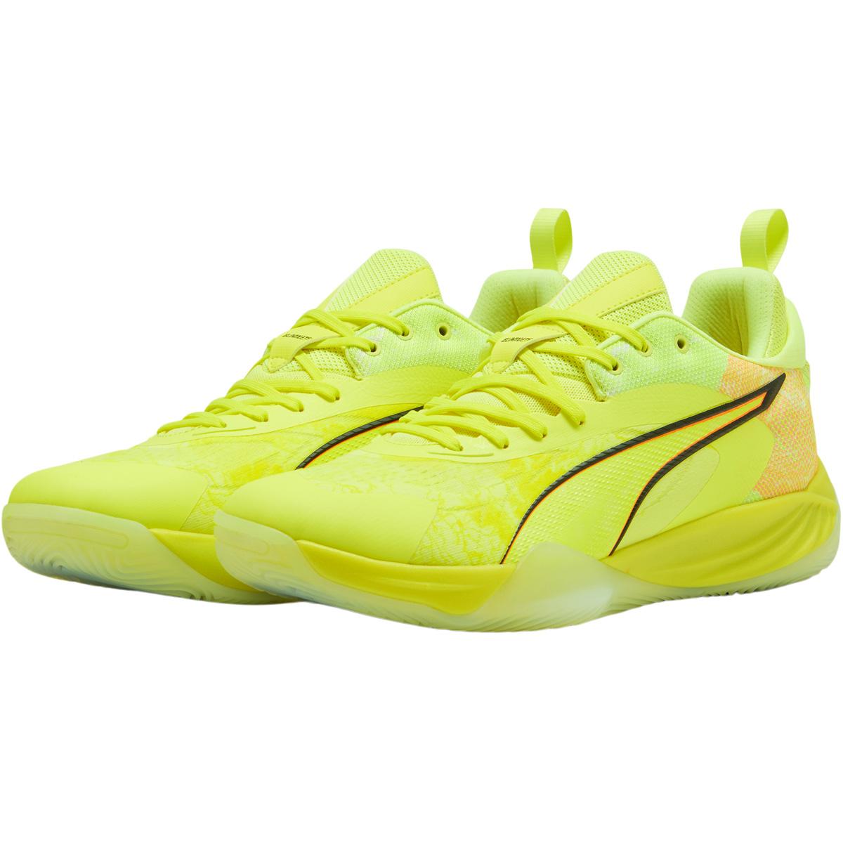 PUMA Eliminate Nitro SQD 5 Road to Glory Håndballsko Herre Fizzy Yellow-Soft Aqua-Ultra O