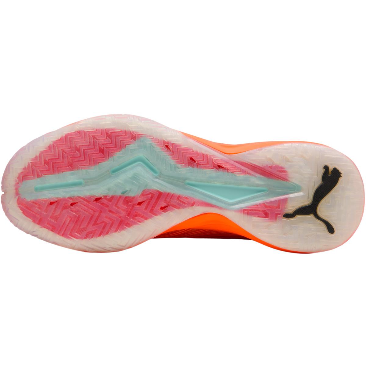 PUMA Accelerate Nitro SQD 5 Road to Glory Håndballsko Unisex Ultra Orange-Hi Vis Blue-For A