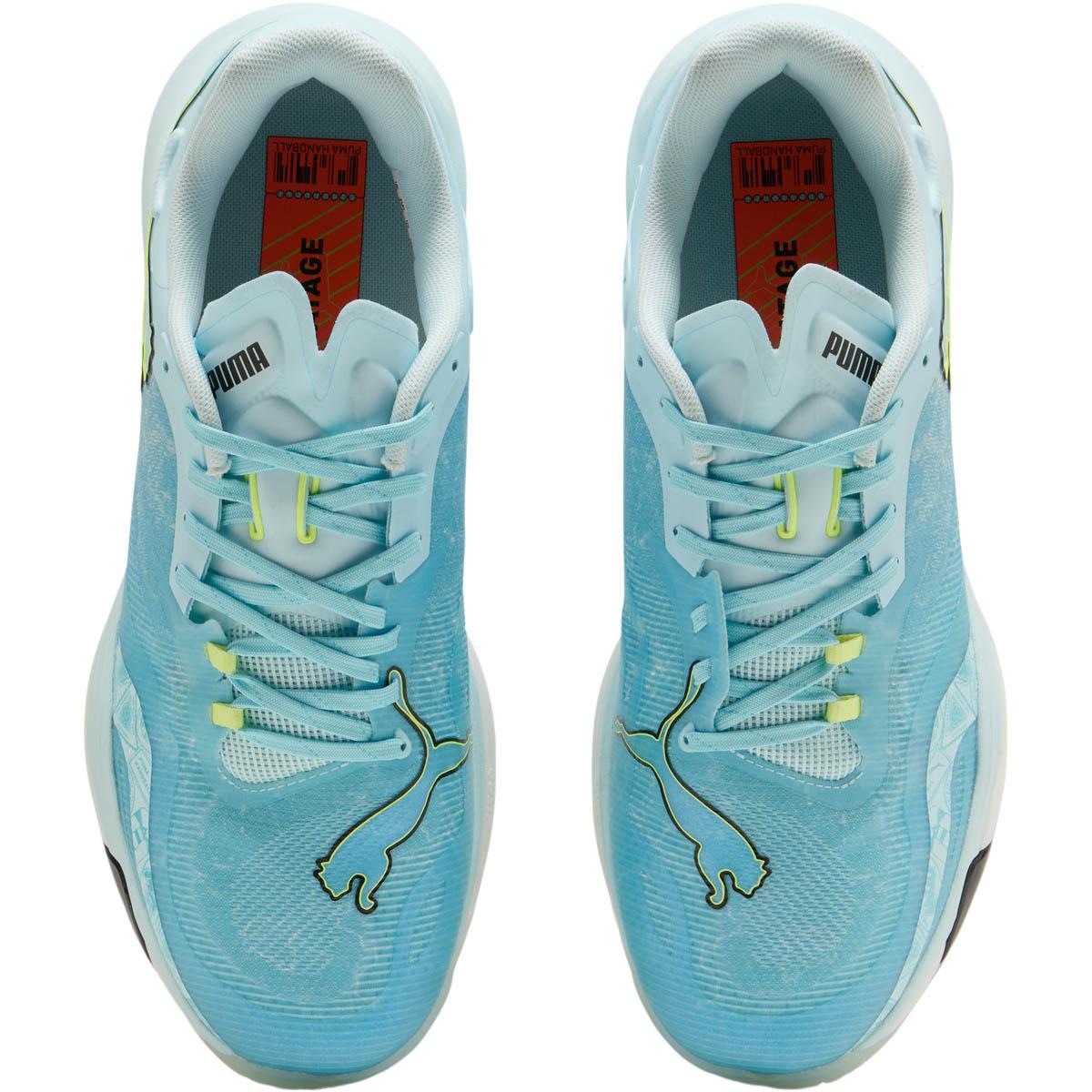 PUMA Vantage Nitro 2 Road to Glory Håndballsko Herre Soft Aqua-PUMA Black-Fizzy Yel