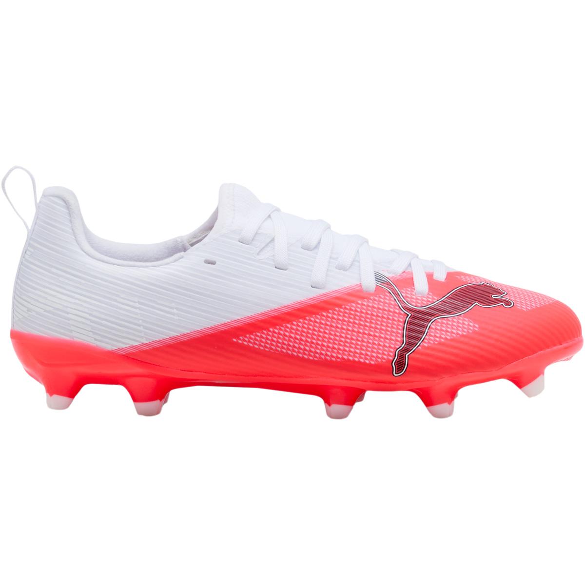 PUMA Ultra 7 Match FG/AG Fotballsko Barn Ultra Red-PUMA Black-PUMA Whit