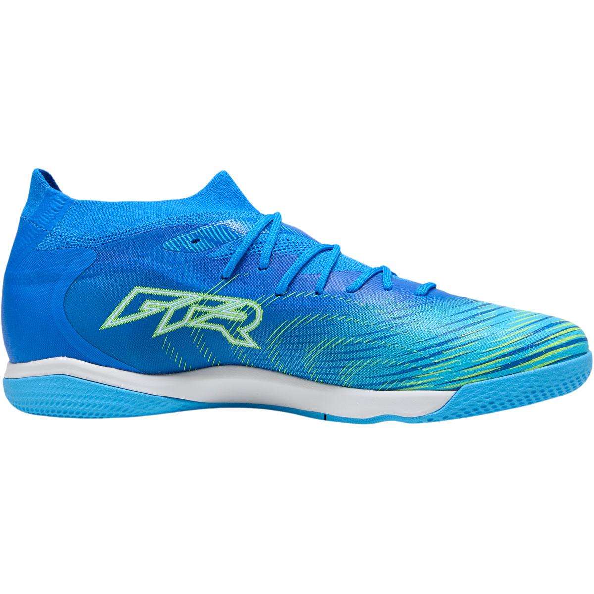 PUMA Future 9 Match IT Fodboldsko Ultra Blue-PUMA White-Luminous