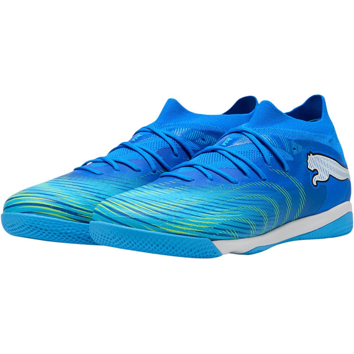 PUMA Future 9 Match IT Fodboldsko Ultra Blue-PUMA White-Luminous