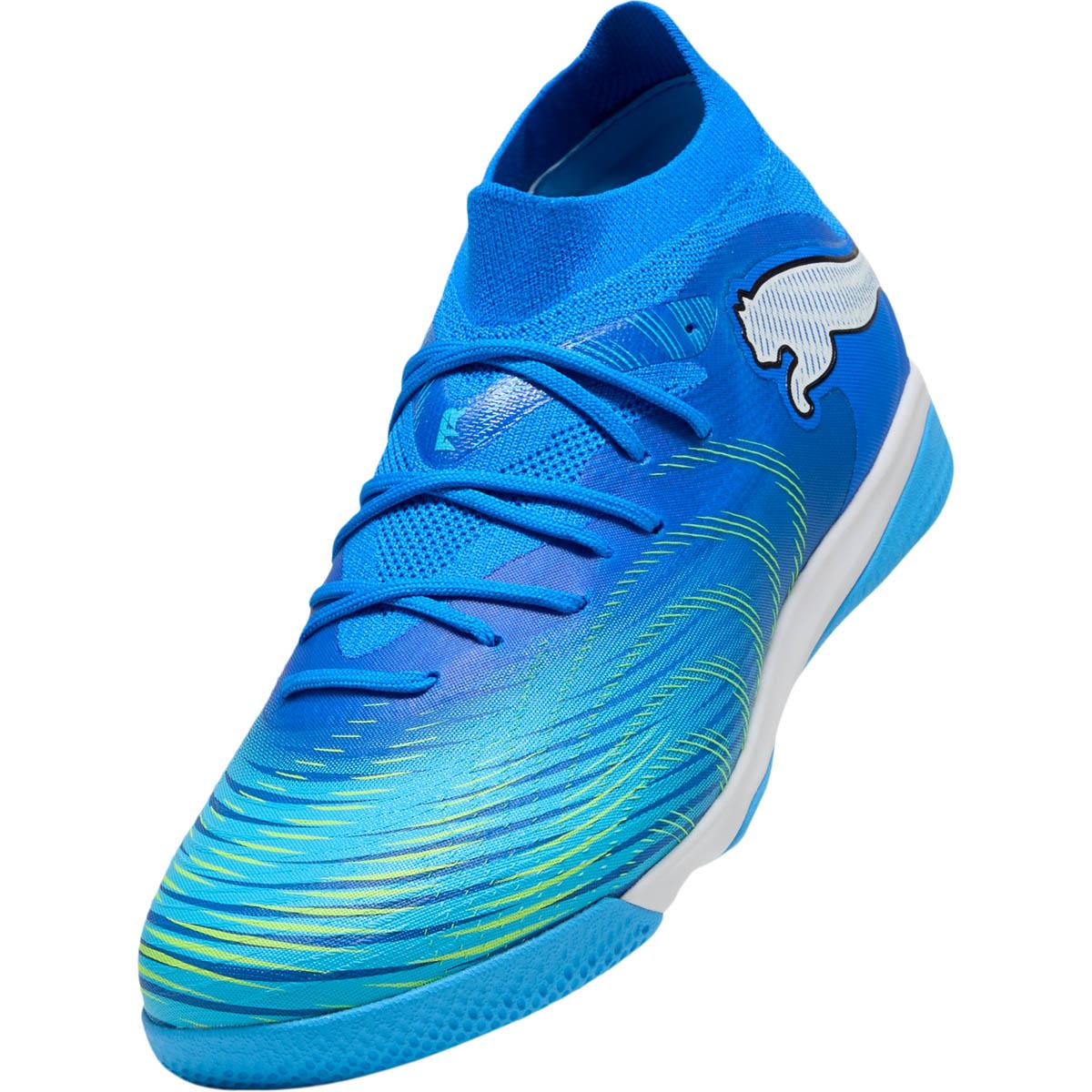 PUMA Future 9 Match IT Fodboldsko Ultra Blue-PUMA White-Luminous