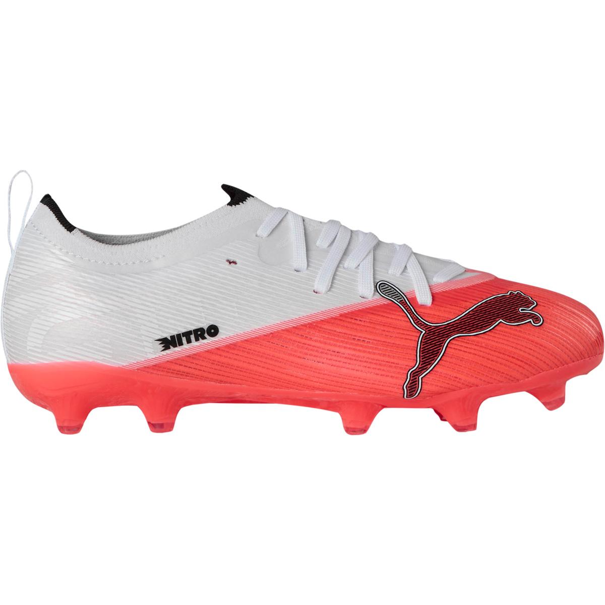 PUMA Ultra Nitro 7 Ultimate FG/AG Fotballsko Barn Ultra Red-PUMA Black-PUMA Whit