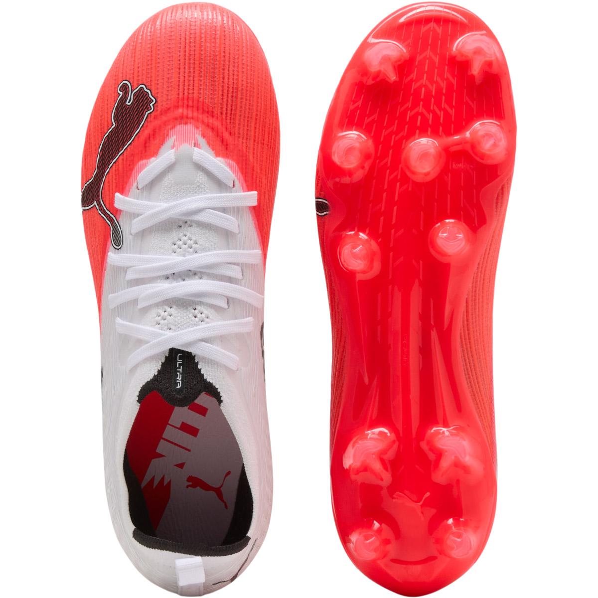 PUMA Ultra Nitro 7 Ultimate FG/AG Fotballsko Barn Ultra Red-PUMA Black-PUMA Whit