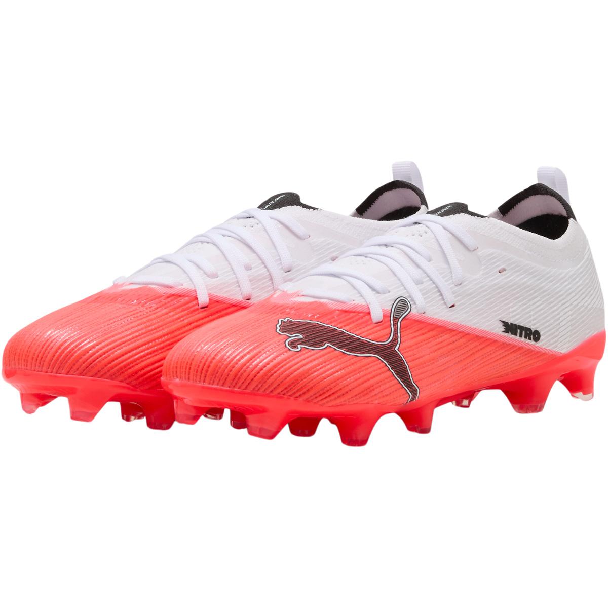 PUMA Ultra Nitro 7 Ultimate FG/AG Fotballsko Barn Ultra Red-PUMA Black-PUMA Whit