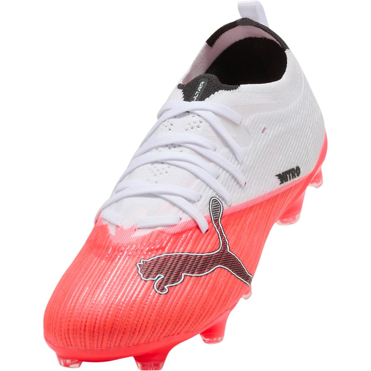 PUMA Ultra Nitro 7 Ultimate FG/AG Fotballsko Barn Ultra Red-PUMA Black-PUMA Whit