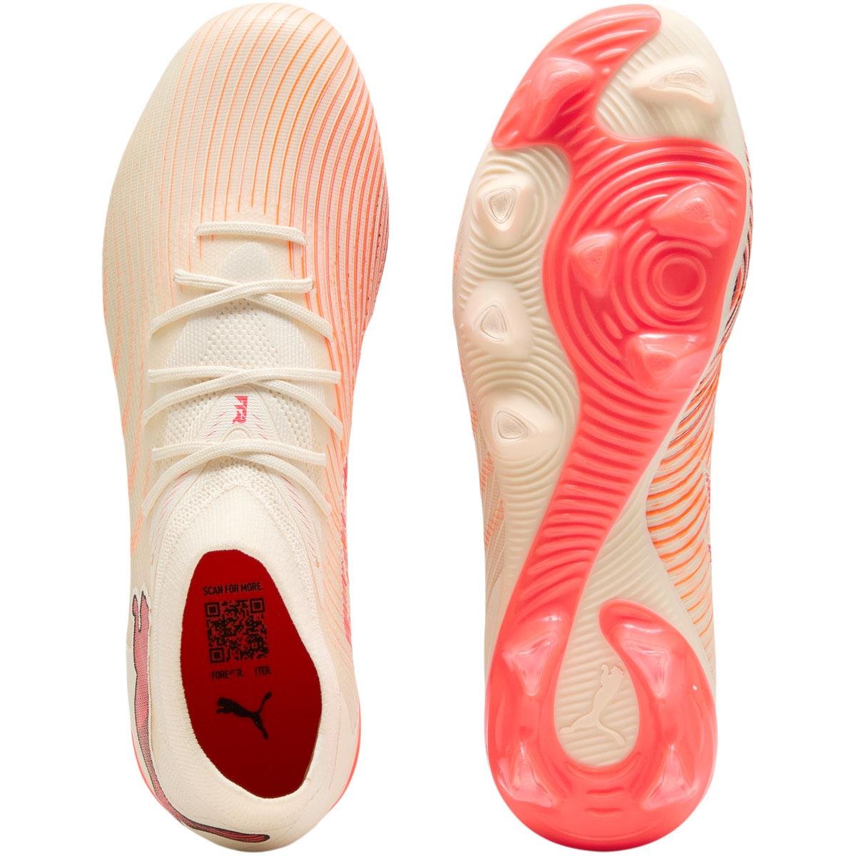 PUMA Future 9 Match FG/AG Fotballsko Dame Sugared Almond-PUMA White-Ultr