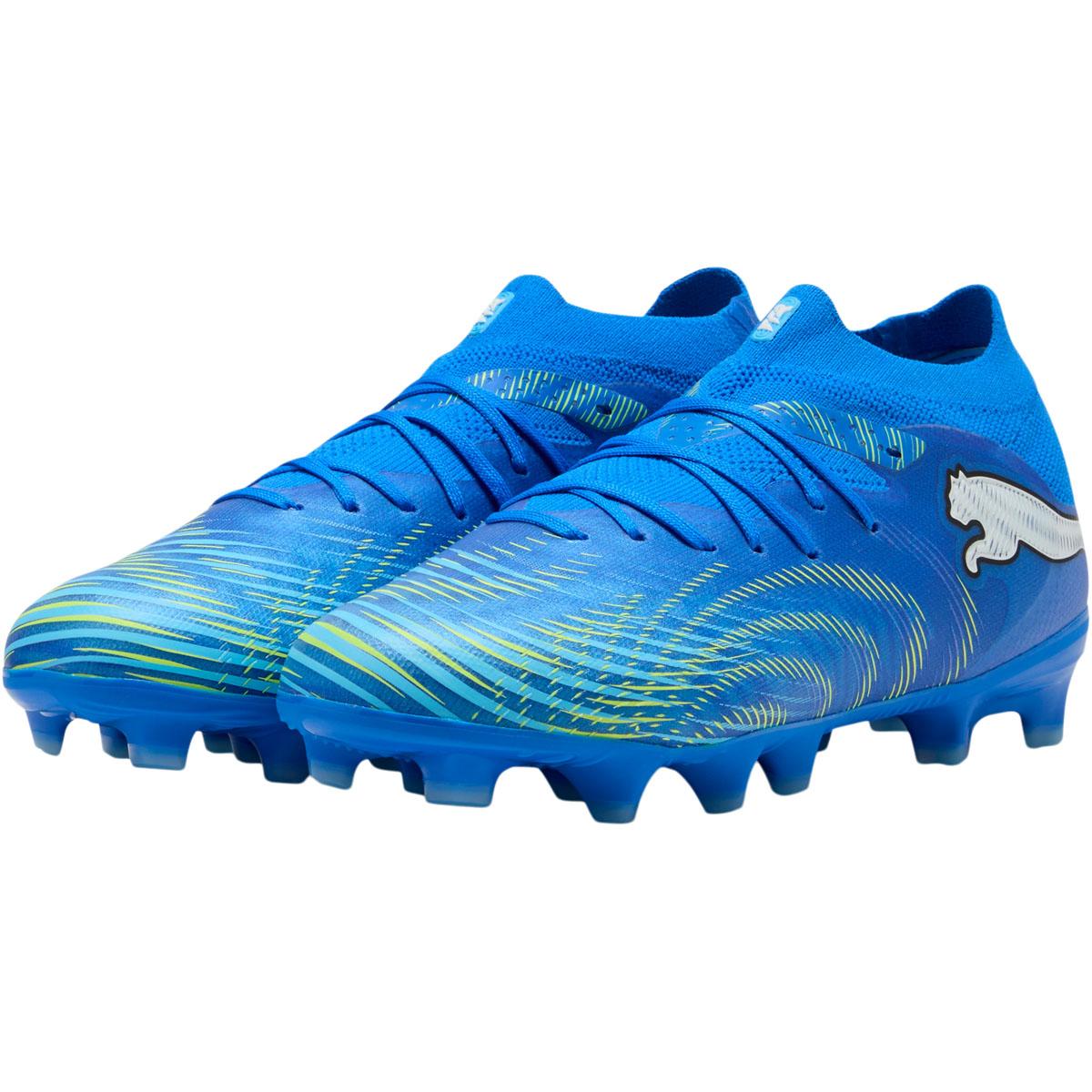PUMA Future 9 Pro FG/AG Fotballsko Barn Ultra Blue-PUMA White-Luminous